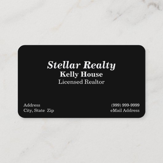 不動産/不動産仲介業者/実在不動産名刺 名刺 (裏面)