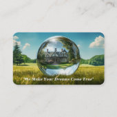 不動産/不動産仲介業者/実在不動産名刺 名刺 (正面)