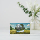 不動産/不動産仲介業者/実在不動産名刺 名刺 (スタンド正面)