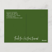 不動産/保険の美しい紅葉のホリデーカード ポストカード (裏面)