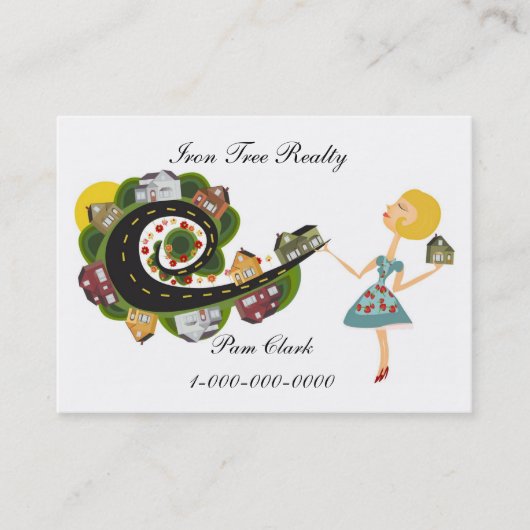 不動産 名刺 (正面)