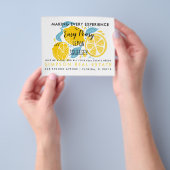 不動産 LEMON 紹介のお知らせ ポストカード チラシ (手)