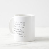 不動mosiah lds聖なる書物、 経典ベビー コーヒーマグカップ (正面左)