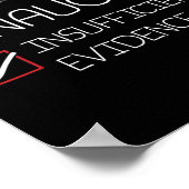 不十分ないけな証拠クリスマスのジャム ポスター (角)