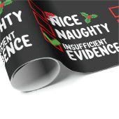 不十分ないけな証拠クリスマスリスト ラッピングペーパー (ロールコーナー)