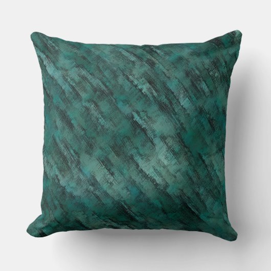 不十分なシアン石積み クッション (正面)