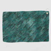 不十分なシアン石積み ゴルフタオル (横)