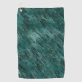 不十分なシアン石積み ゴルフタオル (正面)