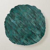 不十分なシアン石積み ラウンドクッション (正面)