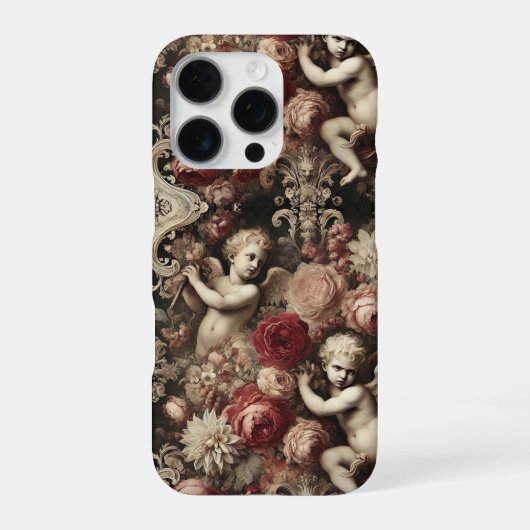 不協和音の天使たち - ゴシック・バロック iPhoneケース (裏面)