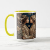 不可分の絆:ア祝ートの最高の友達 マグカップ (左)