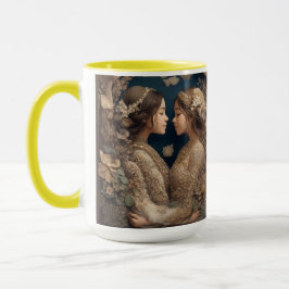 不可分の絆：ア祝ートの最高の友達 マグカップ