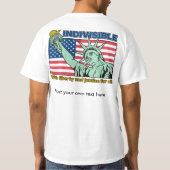 不可分:すべての者に対する自由と正義 Tシャツ (裏面)