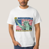 不可分:すべての者に対する自由と正義 Tシャツ (正面)