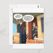 不可知宣教師おもしろい ポストカード (正面/裏面)