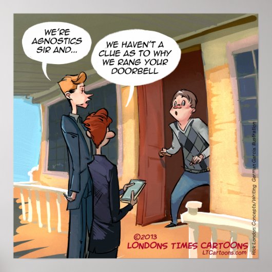 不可知宣教師のポスおもしろいター ポスター (正面)