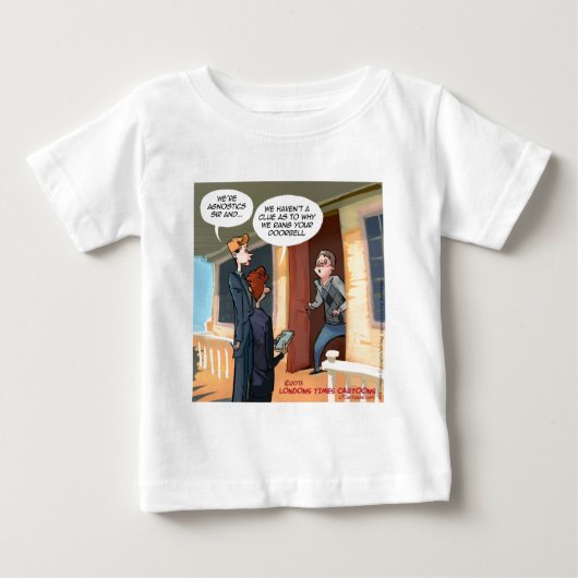 不可知論の宣教師が面白い ベビーTシャツ (正面)