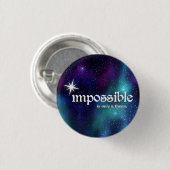 不可能あただ理論宇宙ボタン 缶バッジ (正面&裏面)