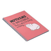 不可能ではないおもしろいこと – Cat Puns ノートブック (右側)