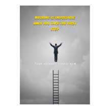 不可能ではないやる気を起こさせる引用文ポスター