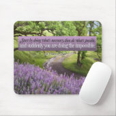 不可能でやる気を起こさせるな引用文のマウスパッドをして下さい マウスパッド (マウス)