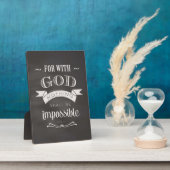 不可能なことはない フォトプラーク (側面)