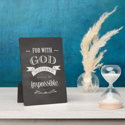 不可能なことはない フォトプラーク (側面)