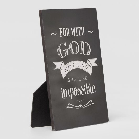 不可能なことはない フォトプラーク (側面)