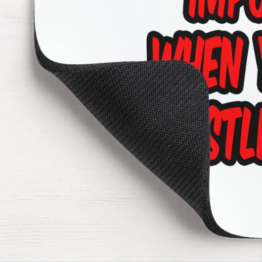 不可能なことはない…レスリング監督 マウスパッド (コーナー)