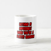 不可能なことは何もない…整形外科医 コーヒーマグカップ (中央)