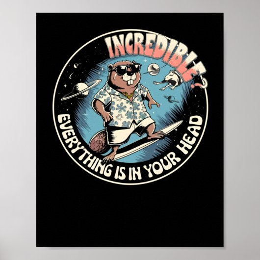 不可能なすべてがあなたの頭の中にある – おもしろい Cosm ポスター (正面)