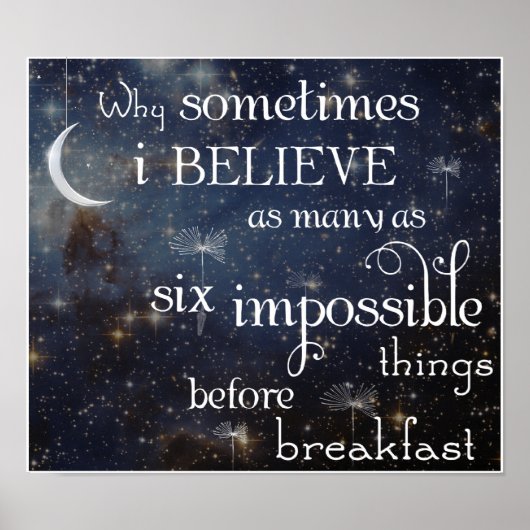 不可能なもの星2ポスターまたはプリント ポスター (正面)