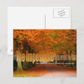 不可能なやる気を起こさせるはがき ポストカード (正面/裏面)