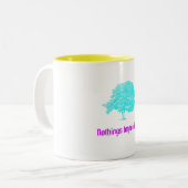 不可能なカラフルマグ ツートーンマグカップ (正面左)