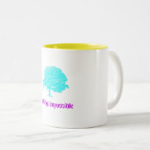 不可能なカラフルマグ ツートーンマグカップ (正面右)