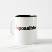 不可能なコーヒー・マグ ツートーンマグカップ (正面左)