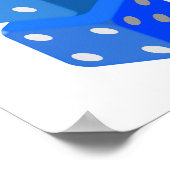 不可能なサイコロ三角形 ポスター (角)