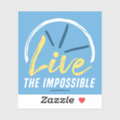 不可能なステッカーを生きる シール (シート)