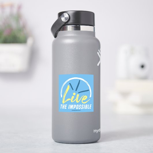 不可能なステッカーを生きる シール (HydroFlask)