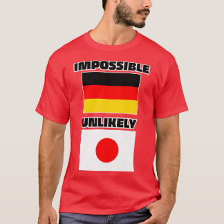 不可能なドイツが日本を恐れない Tシャツ
