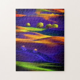 不可能なパズルカラフル – 田舎 ジグソーパズル