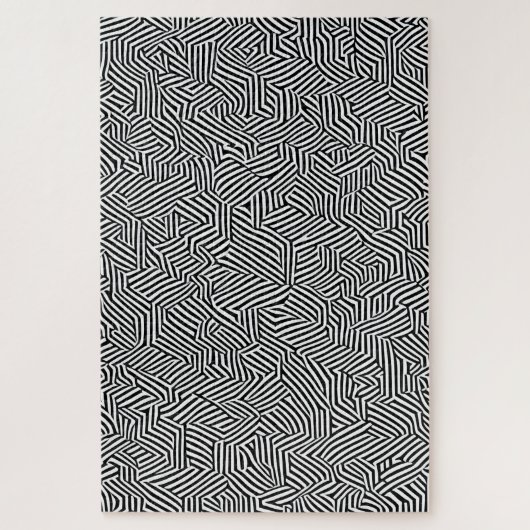 不可能なパズルゼブラ幻影 ジグソーパズル (縦)