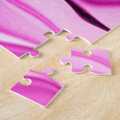 不可能なパズルピンクおもしろいガギフト ジグソーパズル (側面)