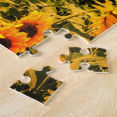 不可能なパズル-ひまわり畑 ジグソーパズル (側面)