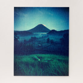 不可能なパズル-夜火山 ジグソーパズル