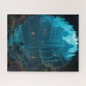 不可能なパズル – 沈没した大都市 ジグソーパズル (横)