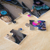 不可能なパズル – 浮動市場 ジグソーパズル (側面)