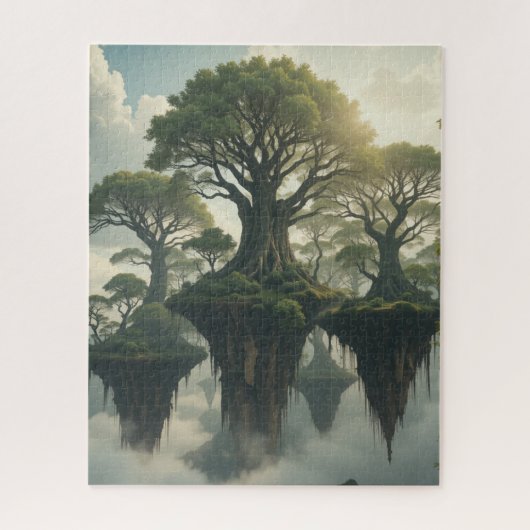 不可能なパズル – 浮動林 ジグソーパズル (縦)