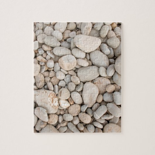 不可能なパズル – 白い小石 ジグソーパズル (縦)