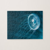 不可能なパズル – 白クラゲ ジグソーパズル (横)